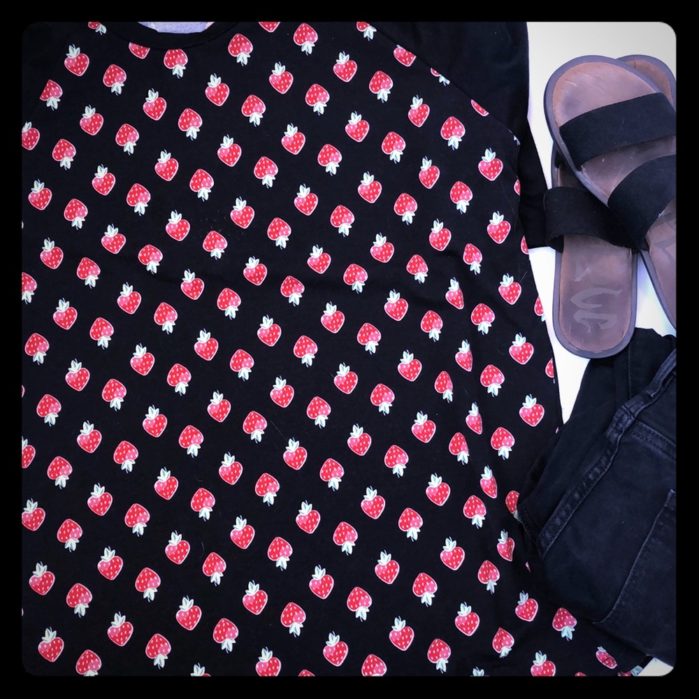 Strawberry Baseball T